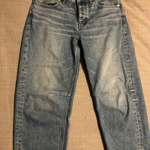 Madewell “The Darted Barrel-Leg” Jeans